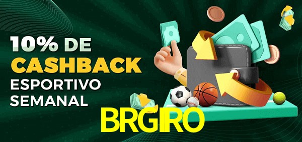 10% de bônus de cashback na BRGIRO